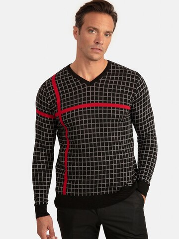 Jacey Quinn Sweater 'Cristofer' in Black: front