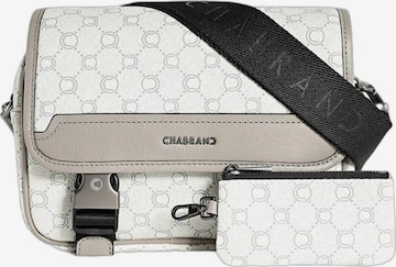Borsa messenger di Chabrand in bianco: frontale