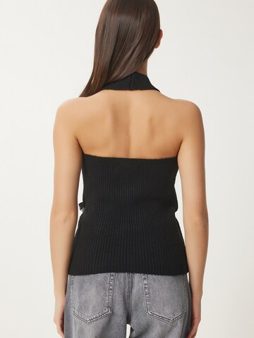 Happiness İstanbul Πλεκτό τοπ σε μαύρο