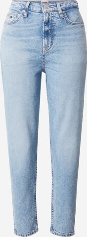 Tommy Jeans Slimfit Jeans 'MOM SLIM' in Blauw: voorkant