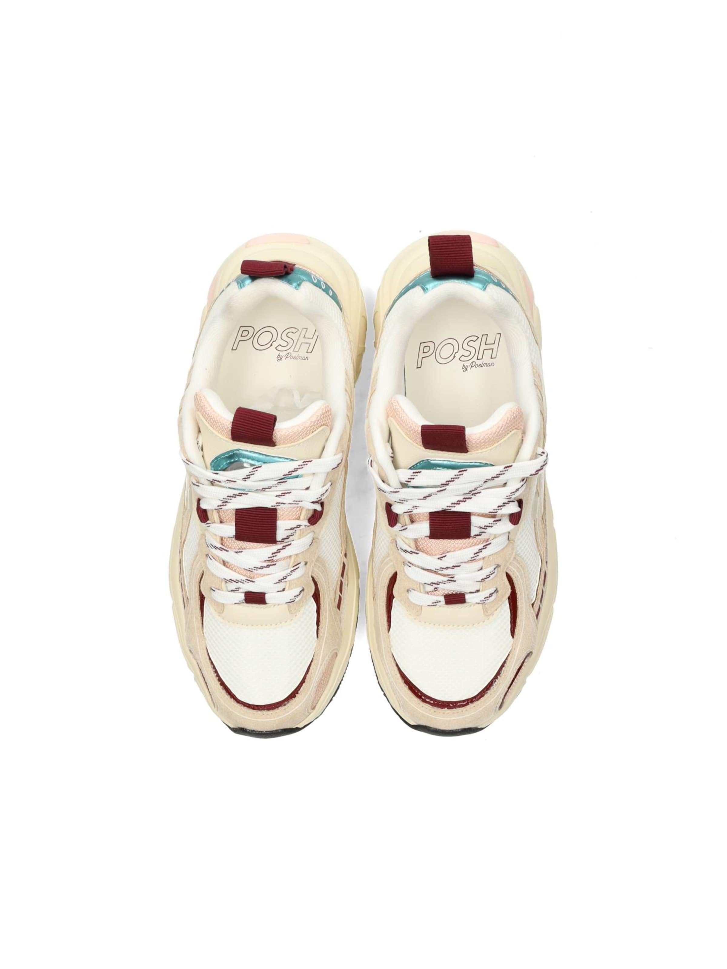 POSH by Poelman Sneakers laag 'Harper' in Beige