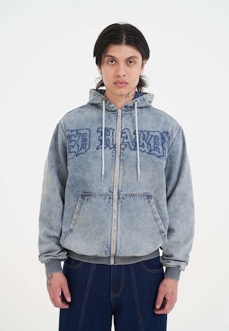 Ed Hardy Sweatjacke 'Flaming' in Blau