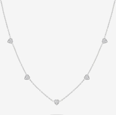 Guido Maria Kretschmer Jewellery Necklace in Silver / Transparent, Item view
