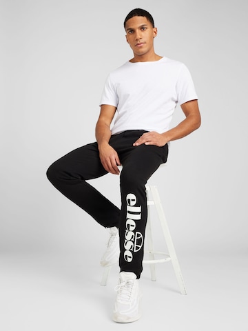 ELLESSE Tapered Workout Pants in Black