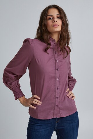 b.young Blouse in Purple: front