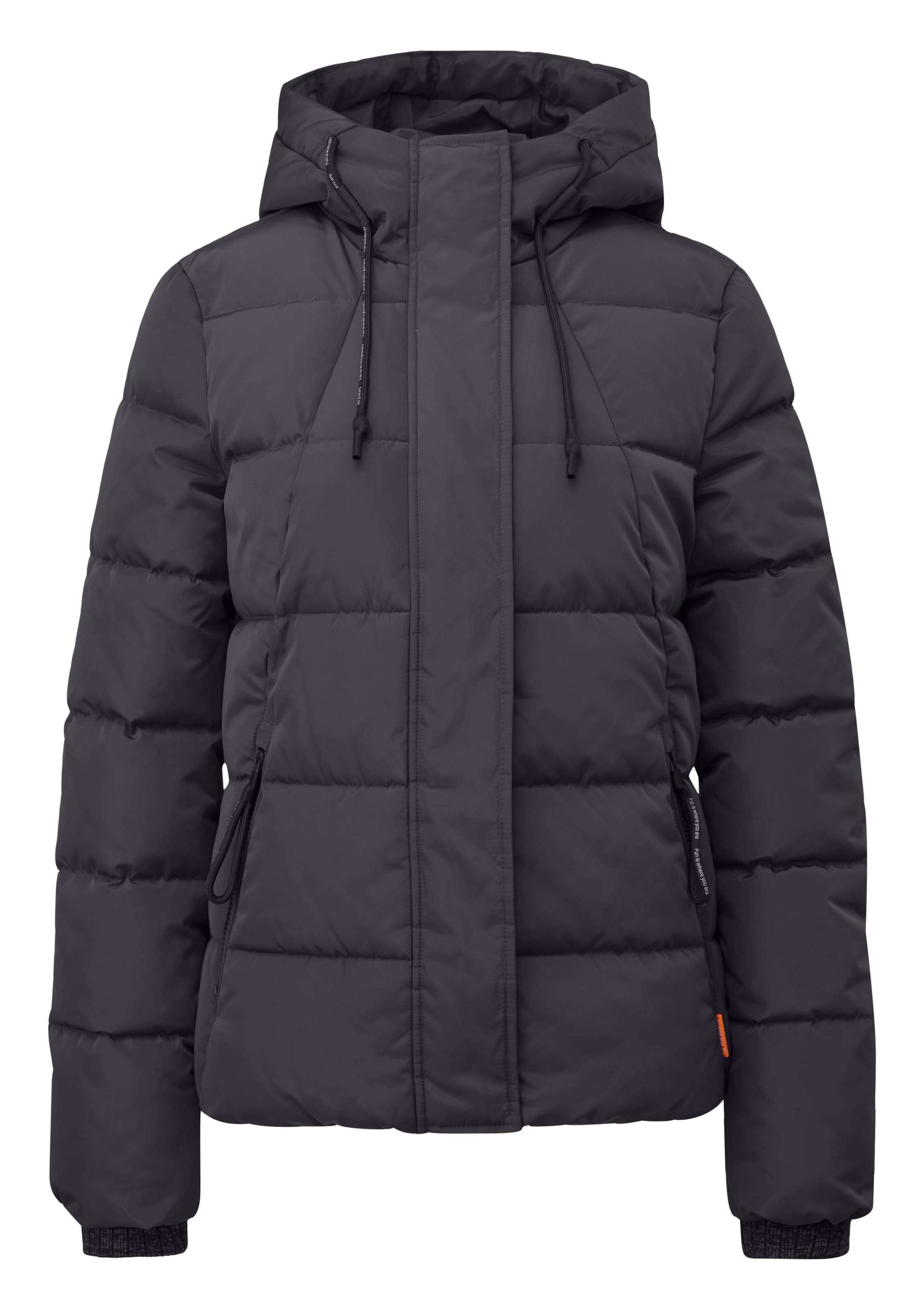 QS Winterjacke in Grau: Vorderseite