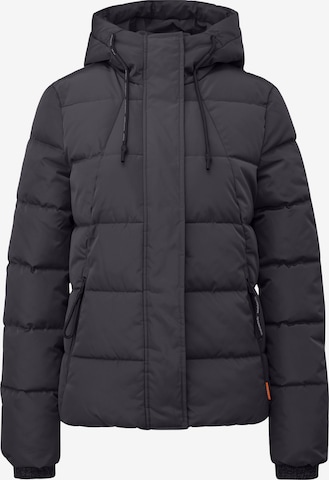 QS Winterjas in Grijs: voorkant