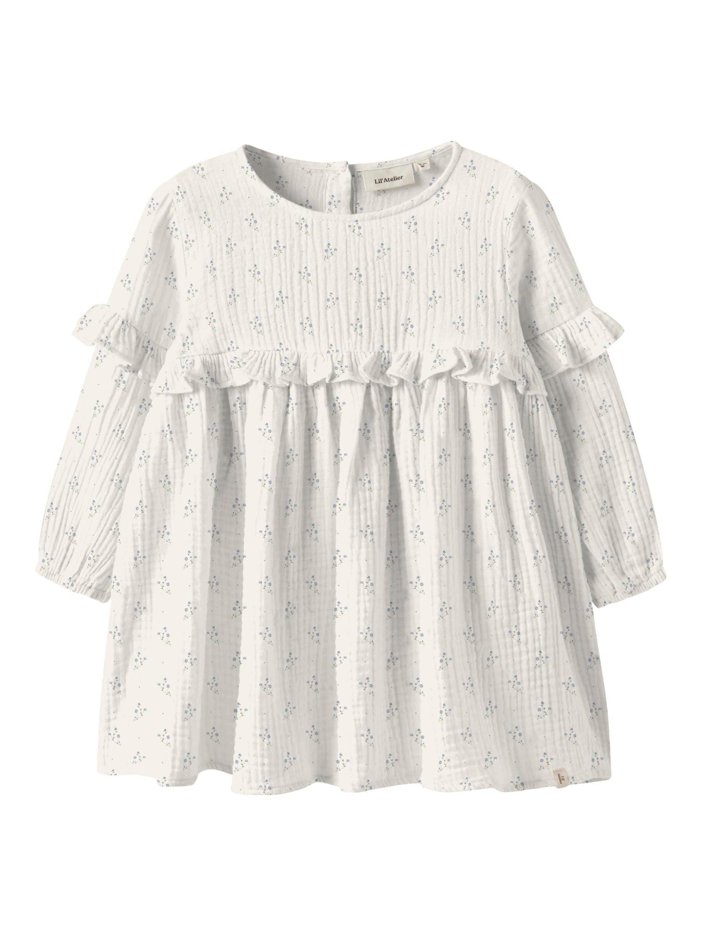 Lil'Atelier - Vestido en blanco: frente