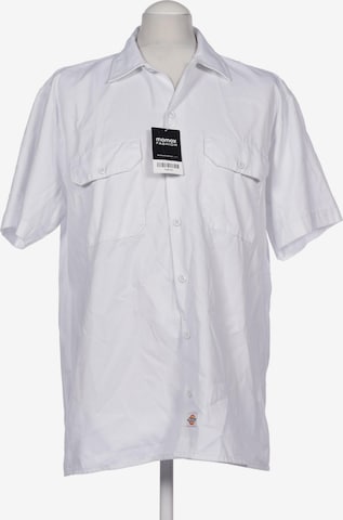 DICKIES Button Up Shirt in M in White: front