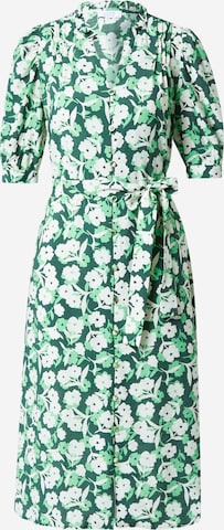 Love & Divine Shirt Dress in Green: front