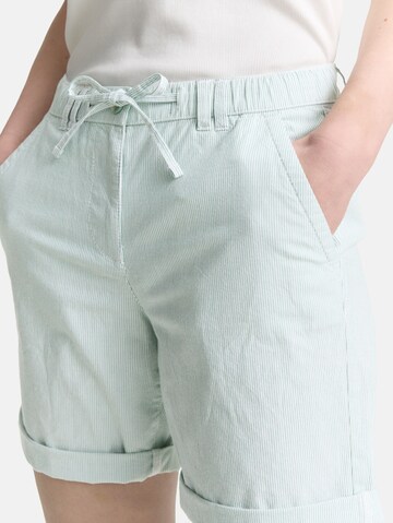 TOM TAILOR Regular Chino in Groen