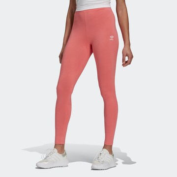 ADIDAS ORIGINALS - Slimfit Leggings en rosa: frente