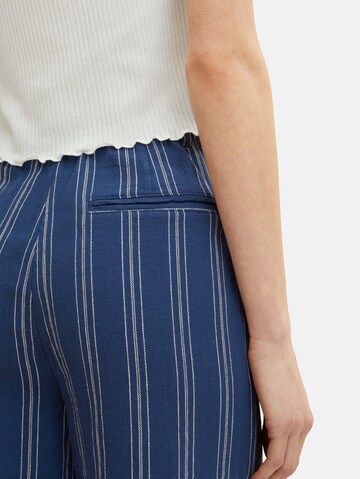 Wide Leg Pantalon TOM TAILOR en bleu