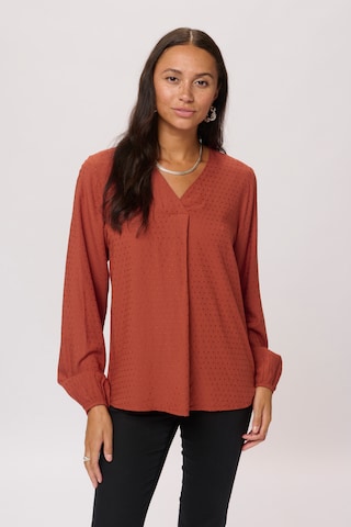 Kaffe Blouse 'KAElsa' in Oranje: voorkant