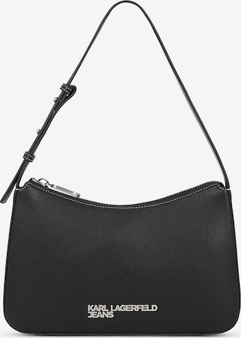 melns KARL LAGERFELD JEANS Pleca soma: no priekšpuses