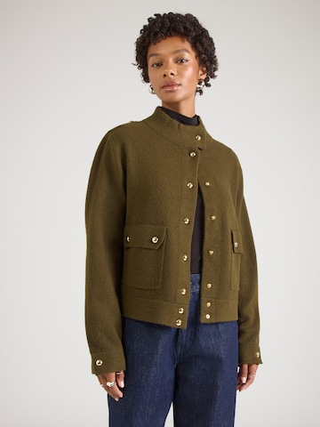 monari Knit Cardigan in Green: front