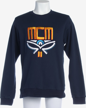 MCM Sweatshirt / Sweatjacke L in Blau: Vorderseite