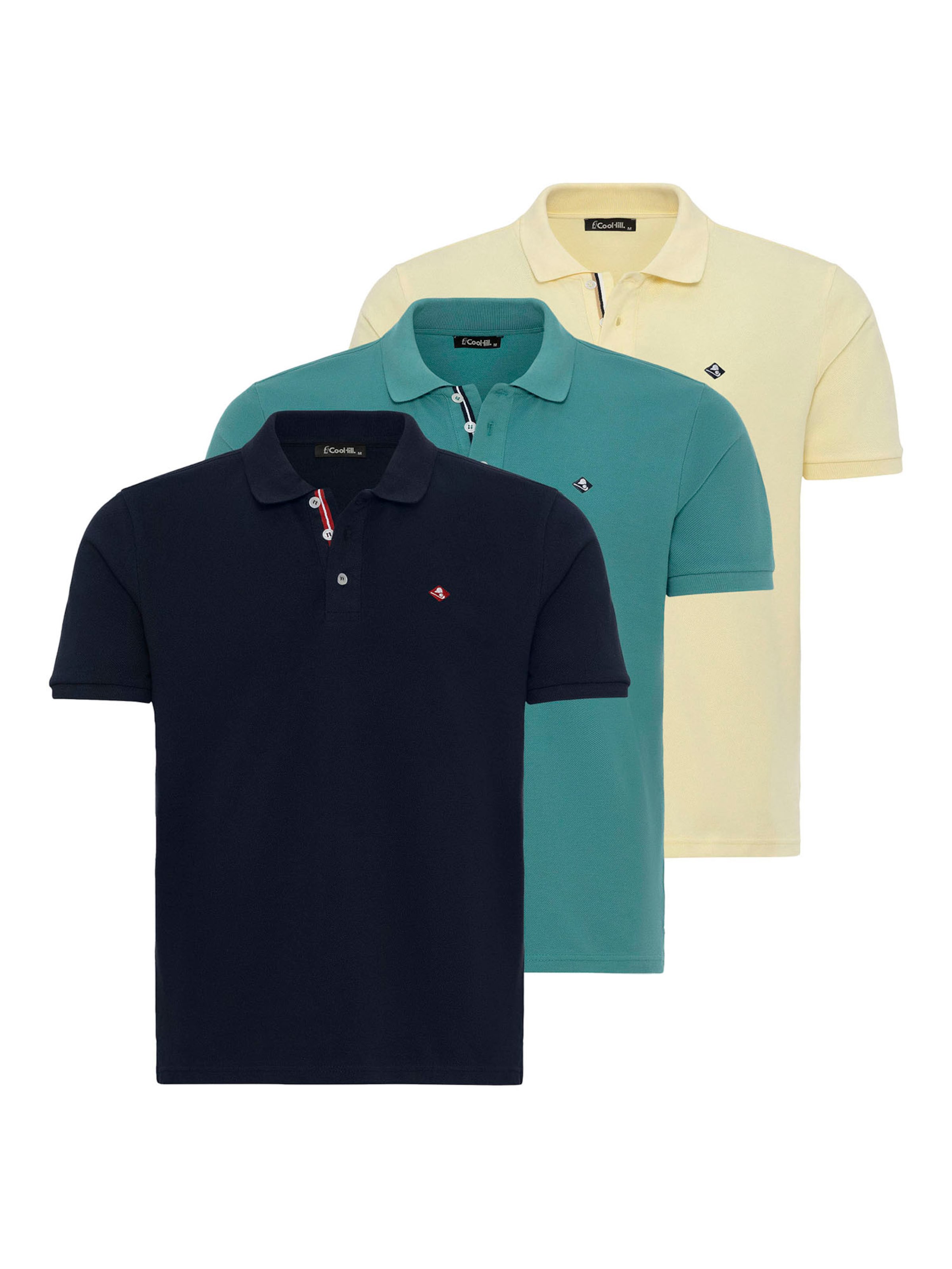 Cool Hill Shirt 'Cristian' in Mischfarben: Vorderseite