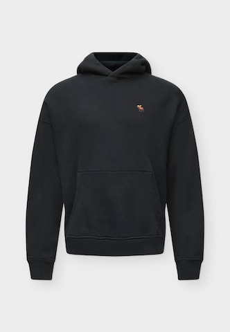 Abercrombie & Fitch Μπλούζα φούτερ 'ICON POPOVER' σε μαύρο: μπροστά