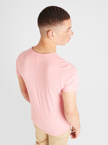 Tommy Jeans T-Shirt 'Jaspe' in Pink