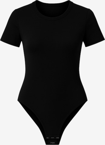 Body a maglietta 'BODYBASE' di fashionshowcase in nero: frontale