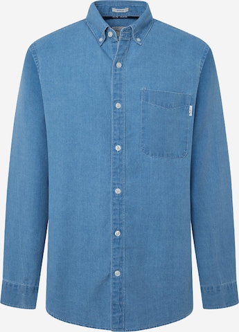 Pepe Jeans Regularny krój Koszula 'MAISON' w kolorze niebieski: przód