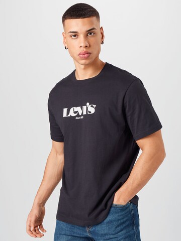 LEVI'S ® T-shirt i svart: framsida
