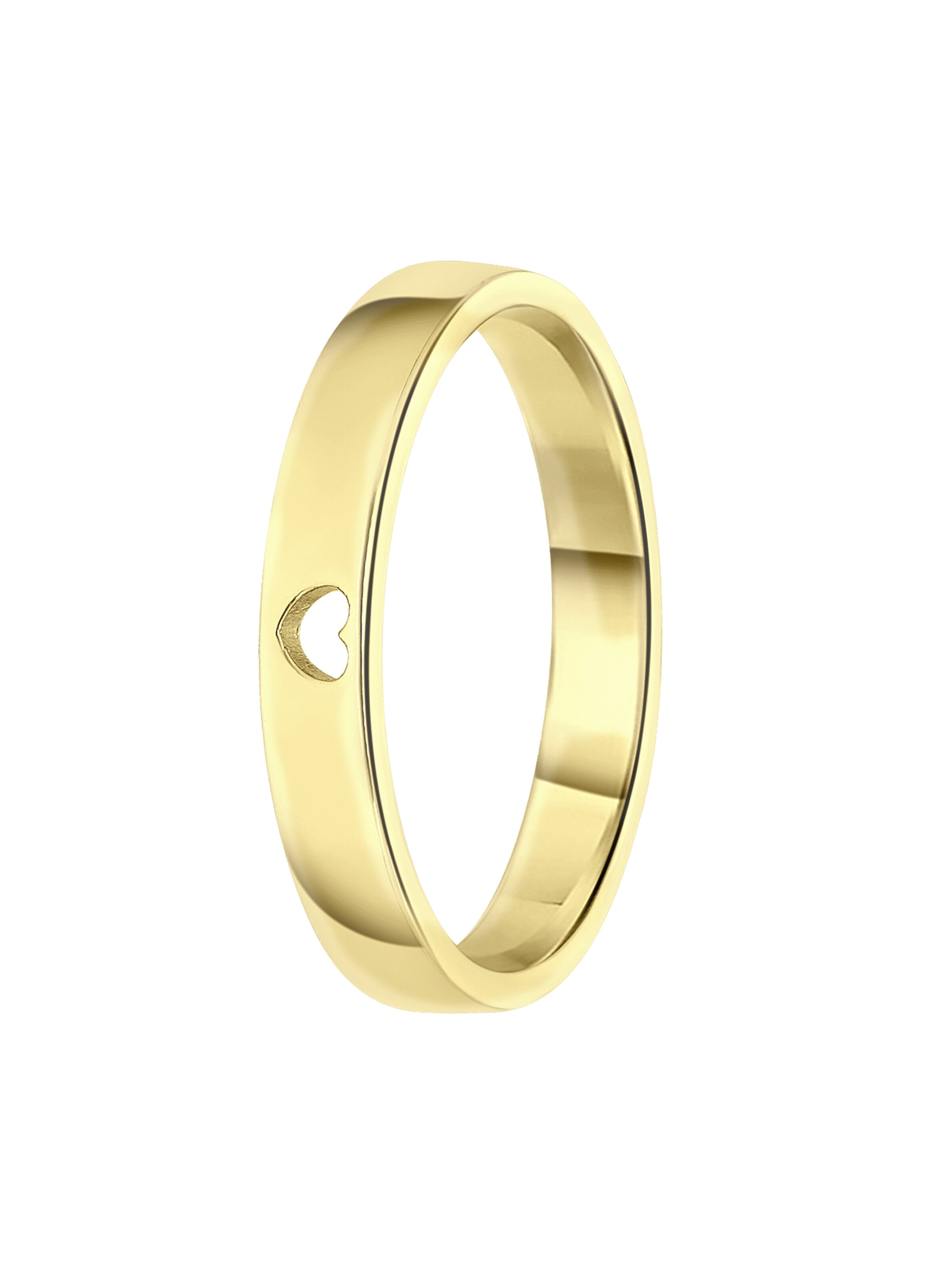 Lucardi Ring in Gold: Vorderseite