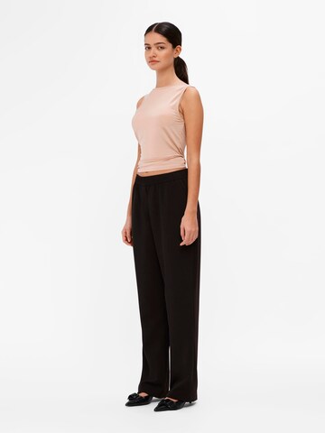 regular Pantaloni chino 'Objcecilie' di OBJECT in nero