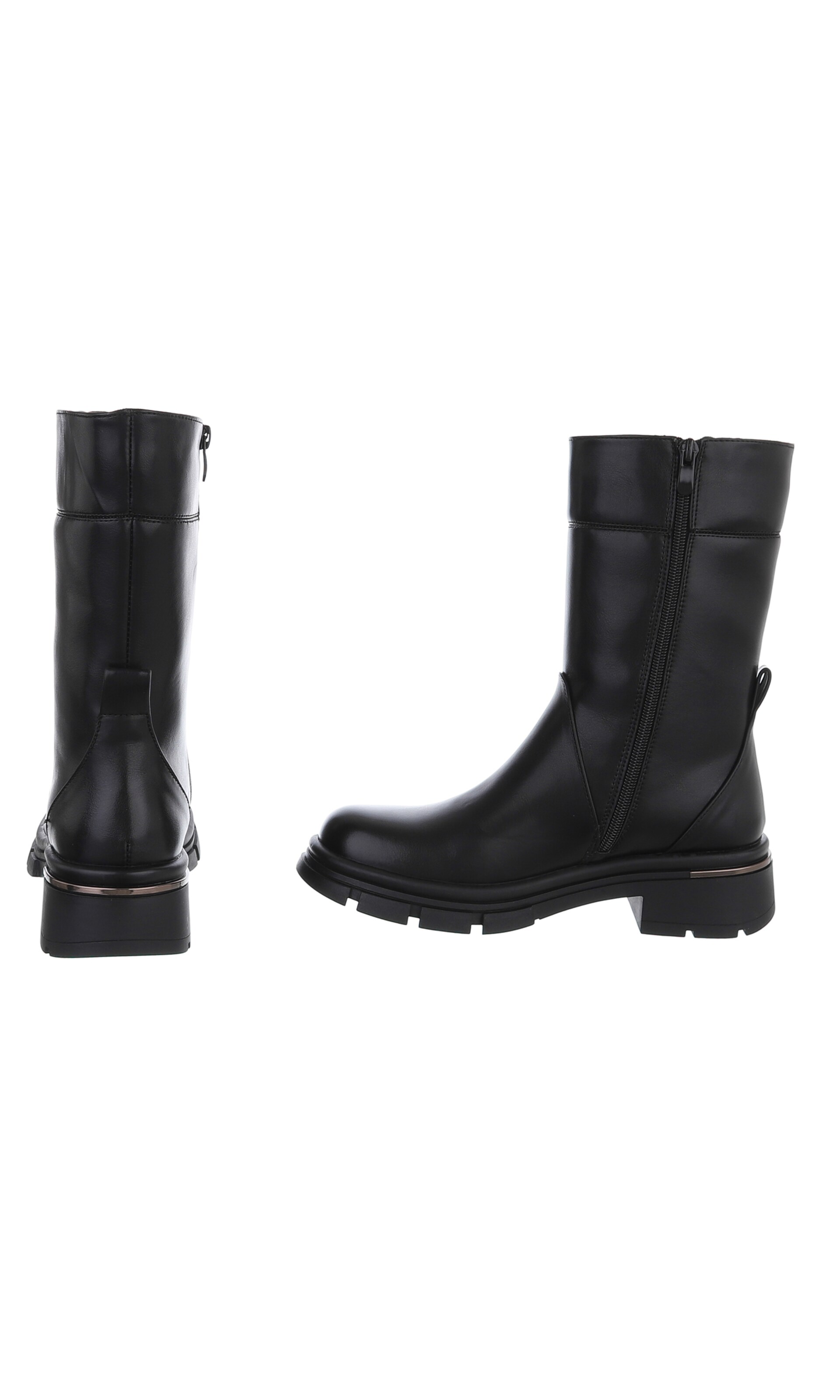 Ital-Design Ankle Boots in Black