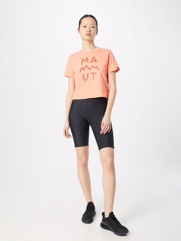 MAMMUT - Camiseta funcional 'Massone' en naranja