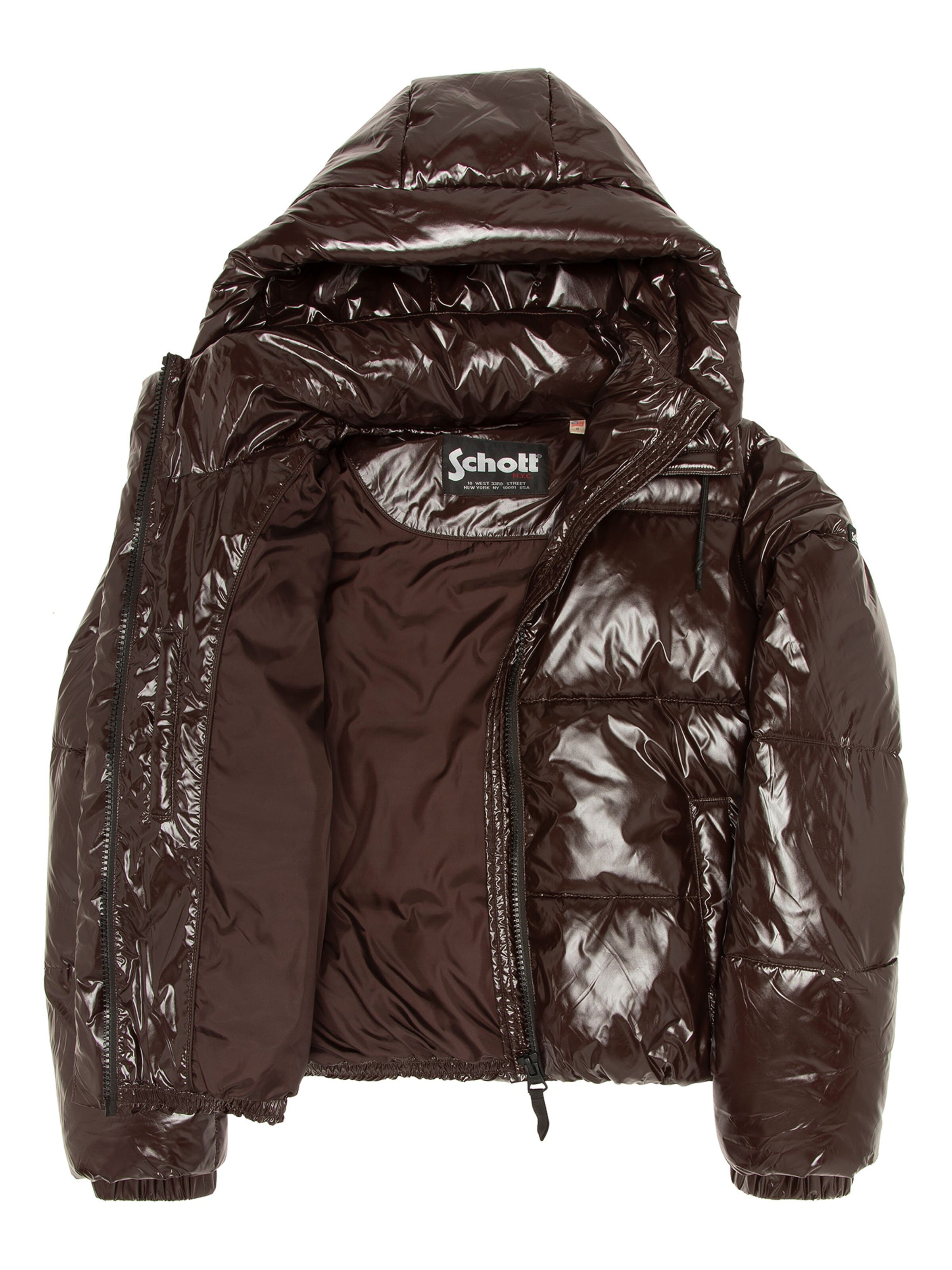 Manteau d’hiver Schott NYC en marron