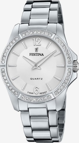 Montre à affichage analogique 'Festina - Watch Mademoiselle - Quartz watch movement - Watch case width: 34.5 mm' FESTINA en argent : devant
