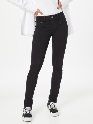 FREEMAN T. PORTER Regular Pants 'Alexa' in Black: front