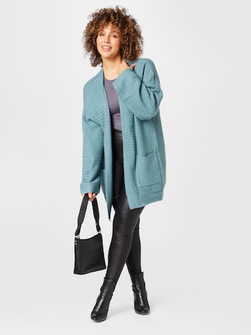 ABOUT YOU Curvy Cardigan 'Theodora' i grøn