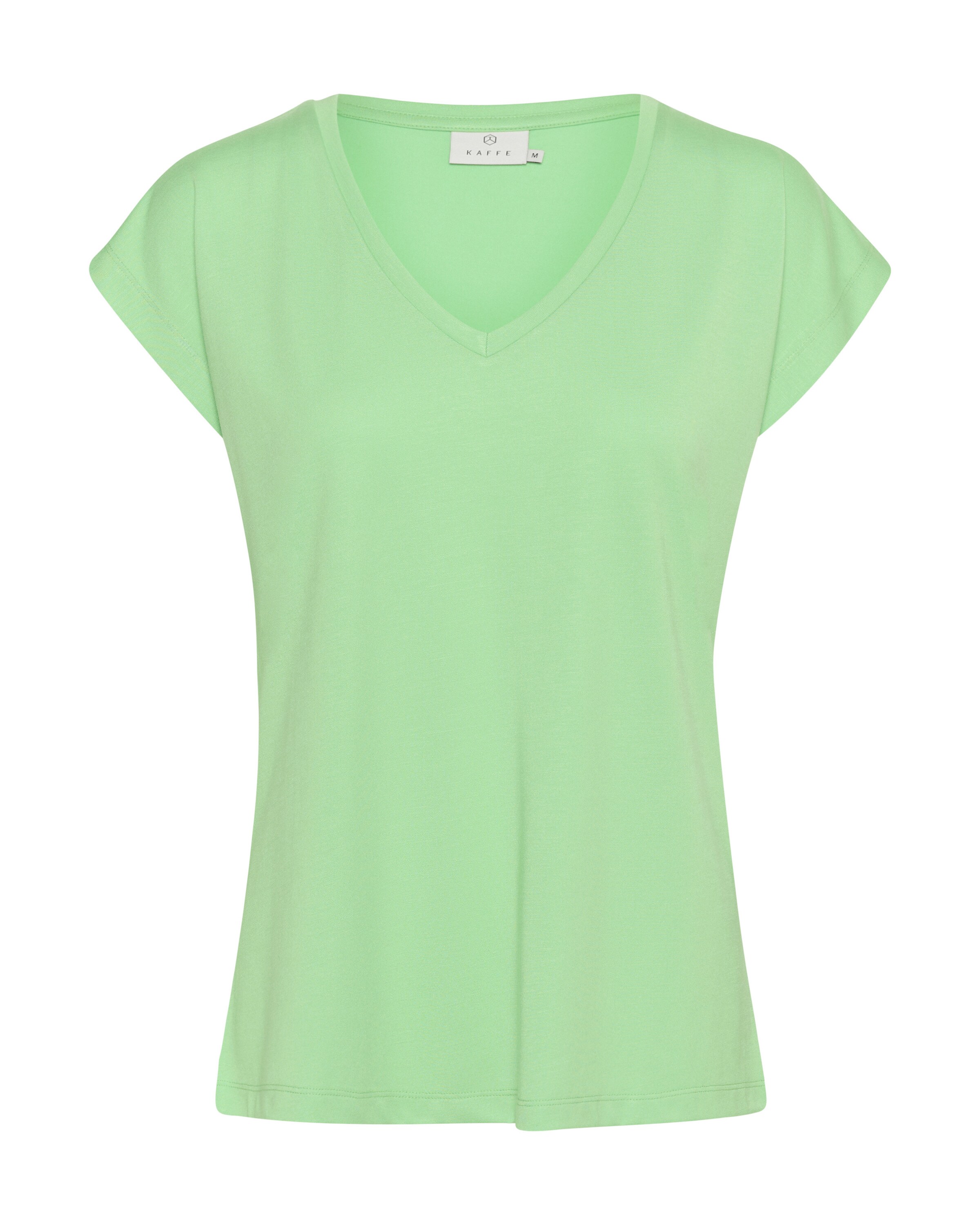 Kaffe Koszulka 'KA Lise' w kolorze zielony: przód