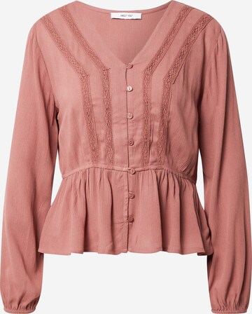 ABOUT YOU Blouse 'Brylee' in Roze: voorkant