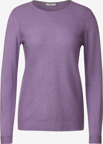 CECIL Sweater in Purple: front