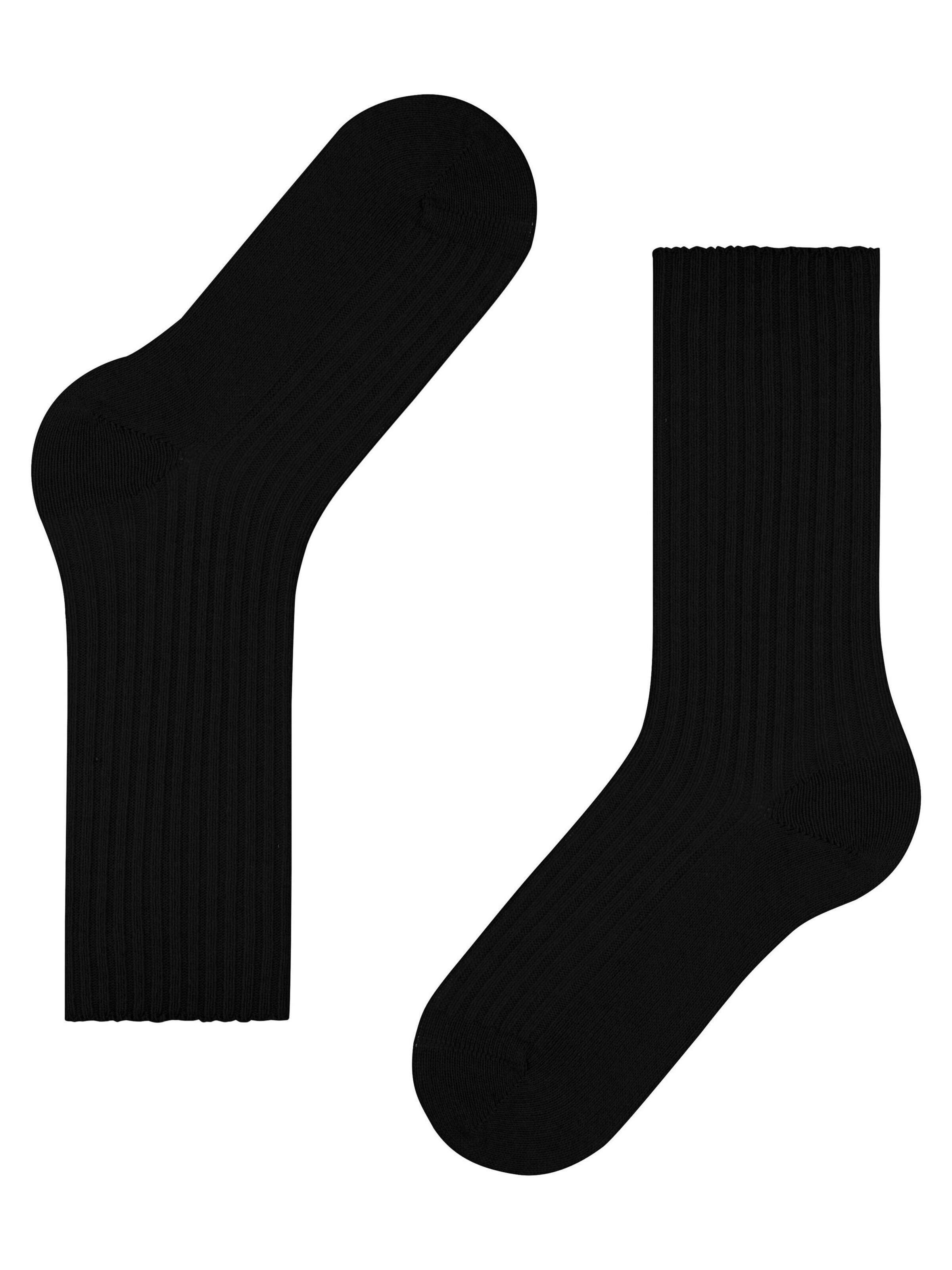 FALKE Socken 'Cosy Wool Boot'‌‌‌‌‌‌‌‌ in Schwarz