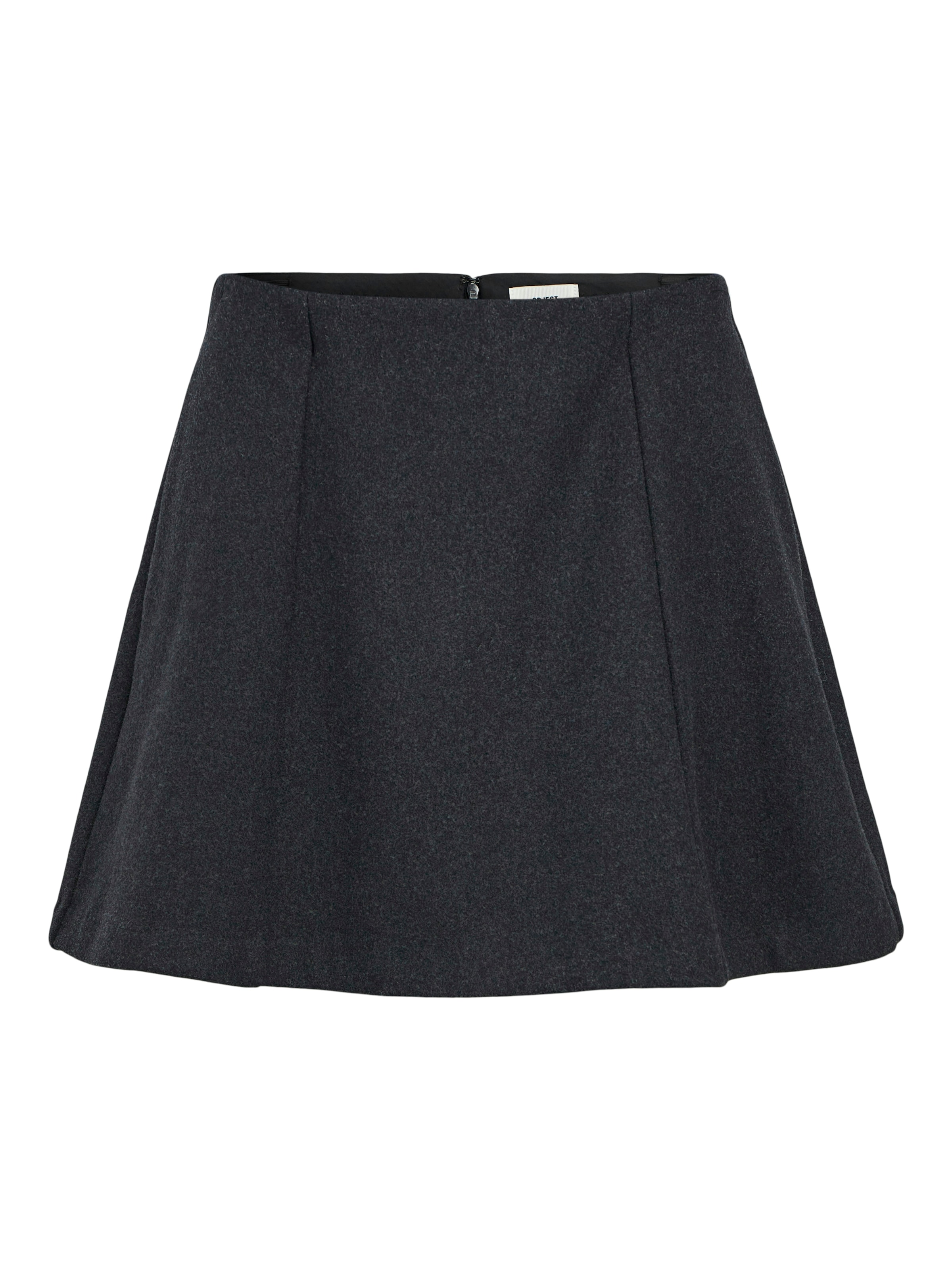 OBJECT - Saia 'Meghan' em cinzento: frente