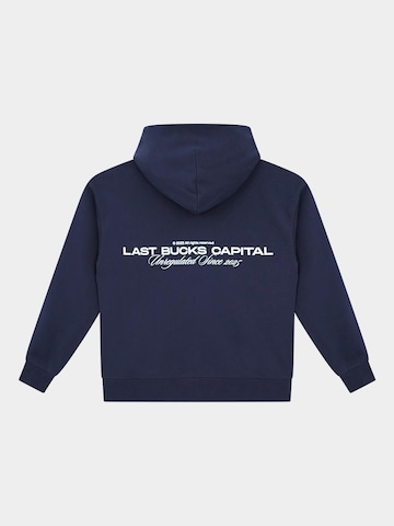 Last Bucks Bluza rozpinana 'Last Bucks | Capital Zip Hoodie' w kolorze niebieski