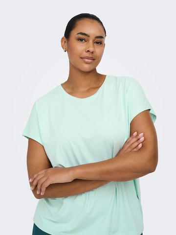 Only Play Curvy Performance shirt 'ONPAubree' in Blue