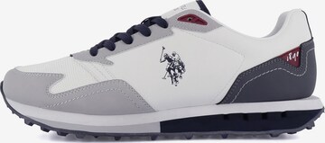 Baskets basses 'April' US POLO ASSN. en blanc : devant
