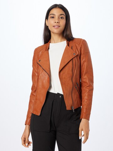 Veste mi-saison 'Lava' ONLY en marron : devant