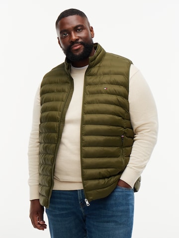Tommy Hilfiger Big & Tall Bodywarmer in Groen: voorkant
