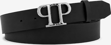 Philipp Plein - Cinturón ' ' en negro: frente