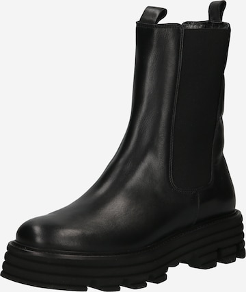 Kennel & Schmenger Chelsea boots 'Push' i svart: framsida