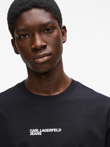 KARL LAGERFELD JEANS Тениска в черно