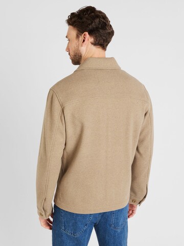 SELECTED HOMME Between-Season Jacket 'CARTER' in Beige