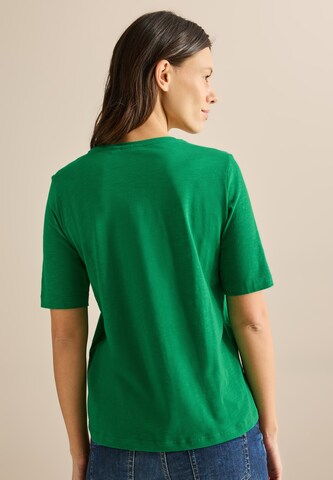 CECIL T-Shirt im Tunika-Look in Grün